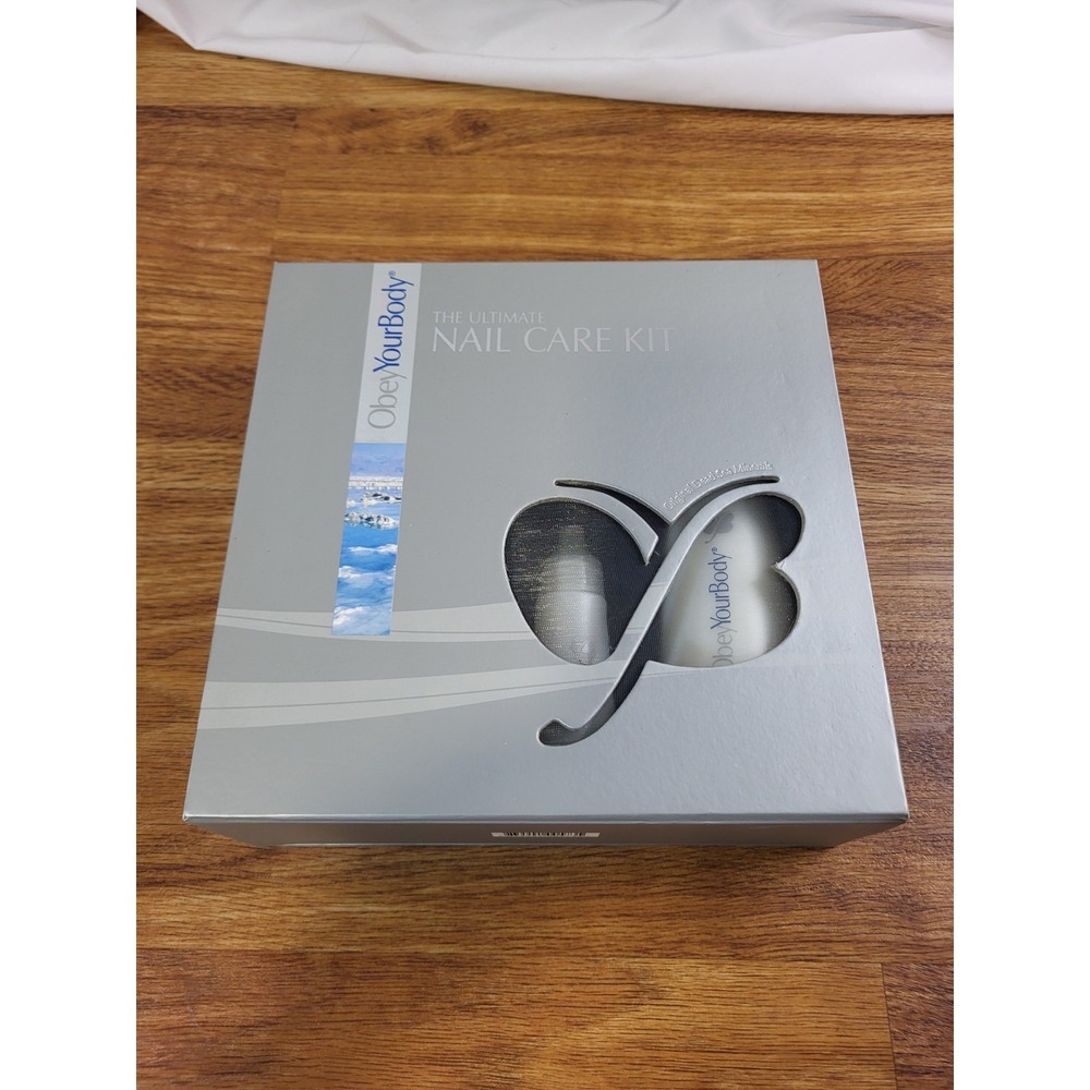ObeyYourBody The Ultimate Nail Care Kit Original Dead Sea Minerals BRAND NEW!
